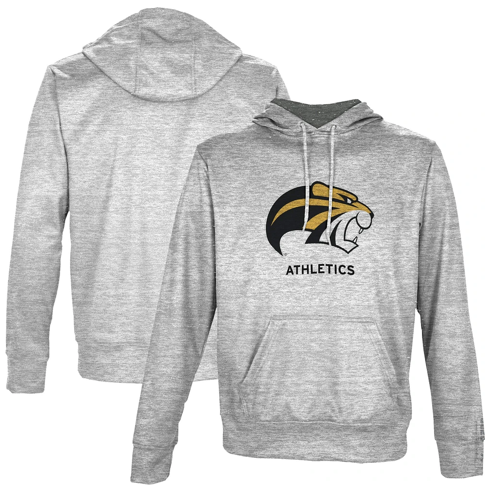 Men's ProSphere Gray Brenau Golden Tigers Athletics Name Drop Pullover Hoodie