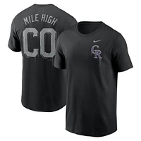 Men's Nike Colorado Rockies Mile High Local Team T-Shirt