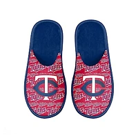 Men's FOCO Minnesota Twins Scuff Logo Slide Slippers