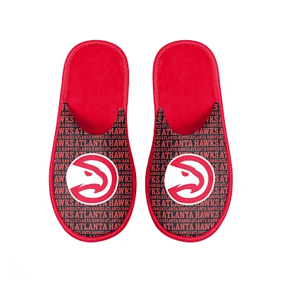 Men's FOCO Atlanta Hawks Scuff Logo Slide Slippers