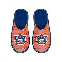 Men's FOCO Auburn Tigers Scuff Logo Slide Slippers