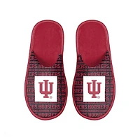 Men's FOCO Indiana Hoosiers Scuff Logo Slide Slippers