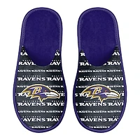 Men's FOCO Baltimore Ravens Scuff Logo Slide Slippers