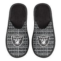 Men's FOCO Las Vegas Raiders Scuff Logo Slide Slippers