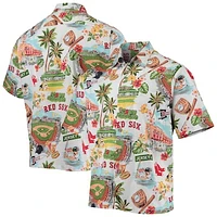 Men's Reyn Spooner White Boston Red Sox Scenic Button-Up Shirt