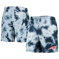 Men's New Era Navy England Patriots Tie-Dye Shorts