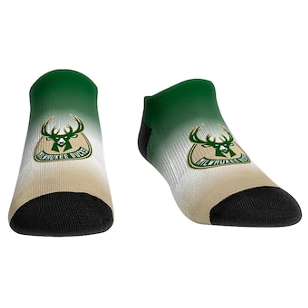 Women's Rock Em Socks Milwaukee Bucks Dip-Dye Ankle Socks