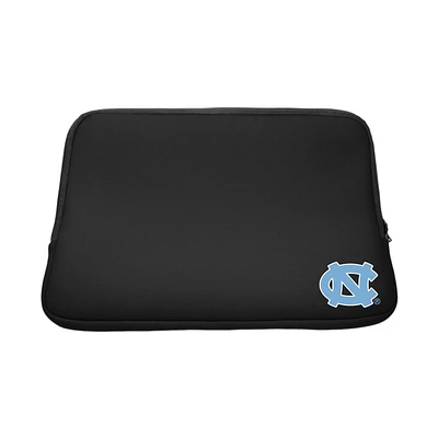 Black North Carolina Tar Heels Logo Soft Sleeve Laptop Case