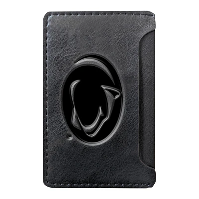 Black Penn State Nittany Lions Debossed Faux Leather Phone Wallet Sleeve