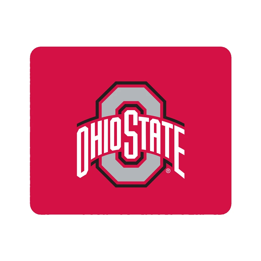Scarlet Ohio State Buckeyes Primary Logo Mouse Pad