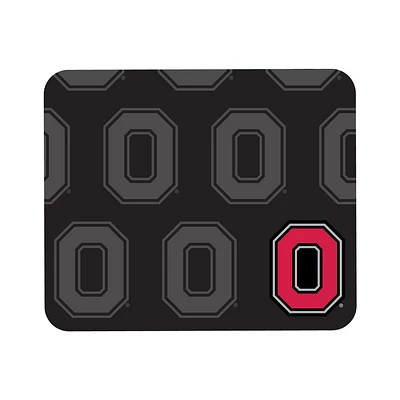 Black Ohio State Buckeyes Echo Logo Mouse Pad