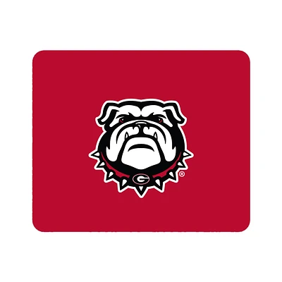 Red Georgia Bulldogs Mascot Logo Mouse Pad