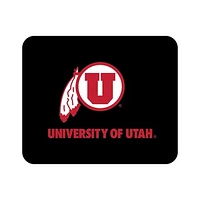 Black Utah Utes Color Logo Mouse Pad
