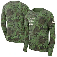 Men's Nike Camo Villanova Wildcats Military Long Sleeve T-Shirt