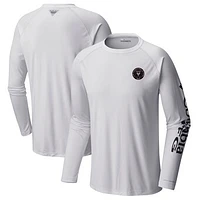 Men's Columbia White Inter Miami CF Terminal Tackle Long Sleeve T-Shirt