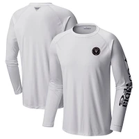Men's Columbia White Inter Miami CF Terminal Tackle Long Sleeve T-Shirt