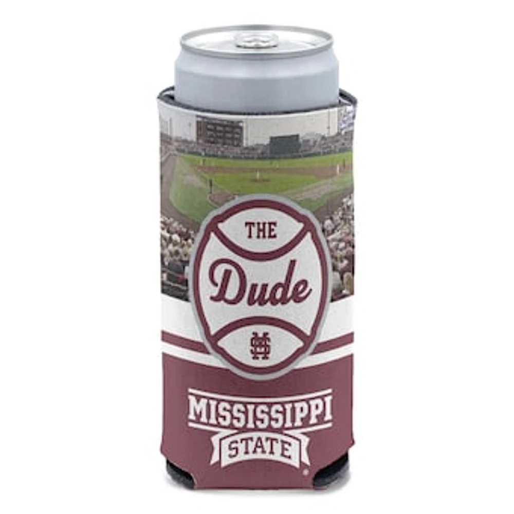 WinCraft Mississippi State Bulldogs 12oz. The Dude Collection Slim Can Cooler