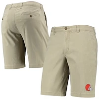 Men's Tommy Bahama Khaki Cleveland Browns Boracay Tri-Blend Shorts