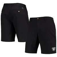 Men's Tommy Bahama Black Las Vegas Raiders Boracay Tri-Blend Shorts