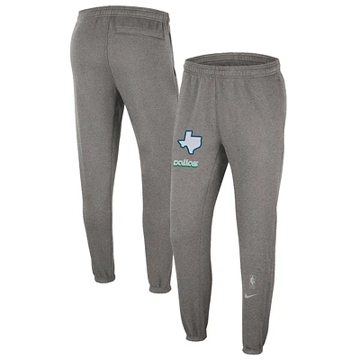 Men's Nike Heather Charcoal Dallas Mavericks 2022/23 City Edition Courtside Brushed Fleece Sweatpants