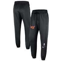 Men's Nike Black Miami Heat 2022/23 City Edition Showtime ThermaFlex Sweatpants