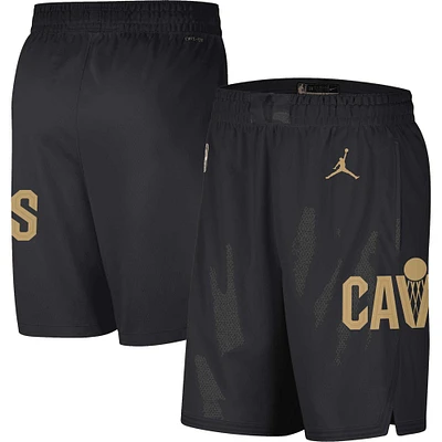 Men's Jordan Brand Black Cleveland Cavaliers 2022/2023 Statement Edition Swingman Performance Shorts