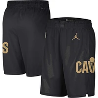 Men's Jordan Brand Black Cleveland Cavaliers 2022/2023 Statement Edition Swingman Performance Shorts