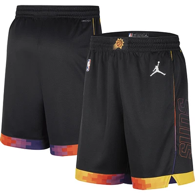 Men's Jordan Brand Black Phoenix Suns 2022/2023 Statement Edition Swingman Performance Shorts