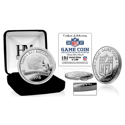 Highland Mint Tampa Bay Buccaneers Inaugural Season Silver Mint - Coin