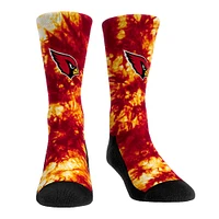 Rock Em Socks Arizona Cardinals Team Colorway Tie-Dye Crew Socks