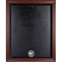 Atlanta Hawks Brown Framed Logo Jersey Display Case
