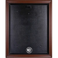 Atlanta Hawks Brown Framed Logo Jersey Display Case
