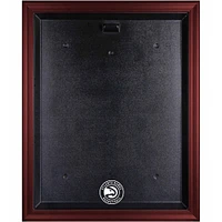 Atlanta Hawks Mahogany Framed Logo Jersey Display Case