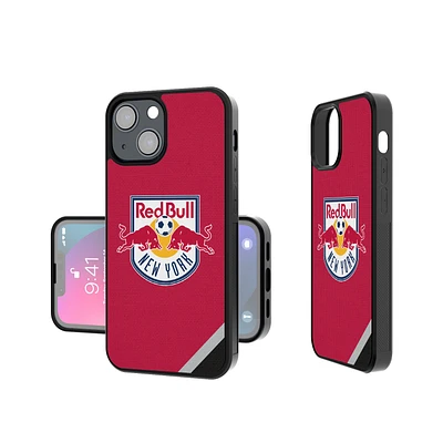 New York Red Bulls iPhone Diagonal Stripe Design Bump Case