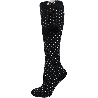 Women's ZooZatz Black Purdue Boilermakers Knee High Socks