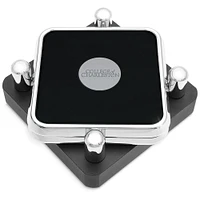 Charleston Cougars Silver 2-Piece Square Coaster Set