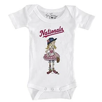 Infant Tiny Turnip White Washington Nationals Baseball Babes Bodysuit