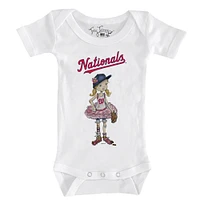 Infant Tiny Turnip White Washington Nationals Baseball Babes Bodysuit