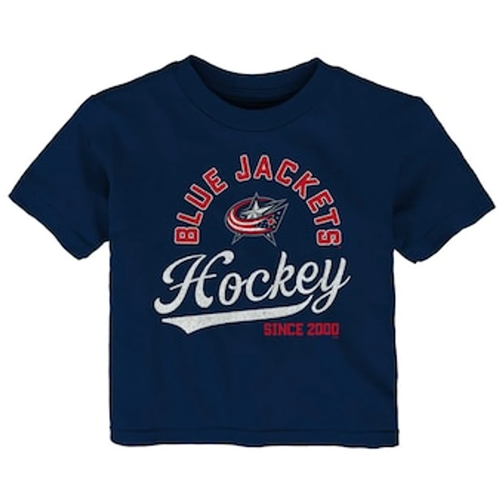 Infant Navy Columbus Blue Jackets Take The Lead T-Shirt