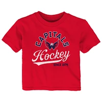 Infant Red Washington Capitals Take The Lead T-Shirt