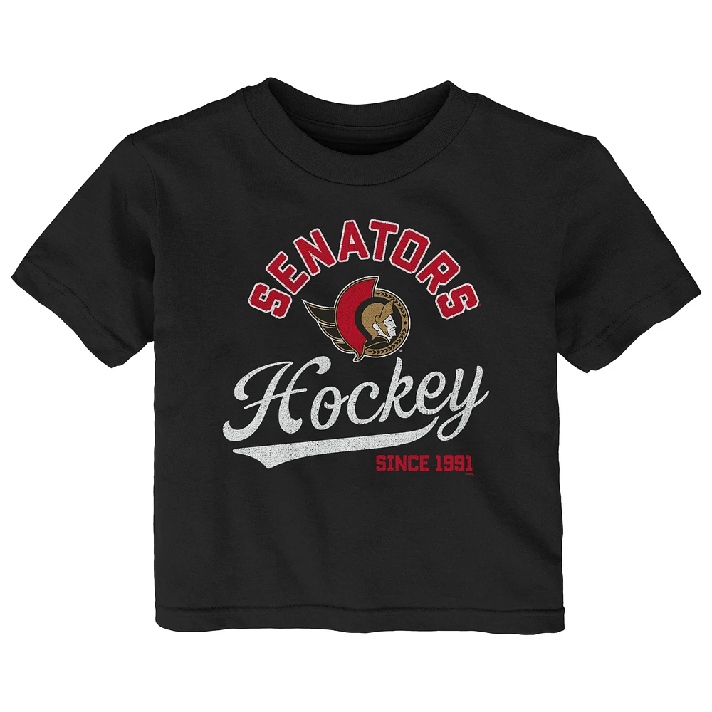 Infant Black Ottawa Senators Take The Lead T-Shirt