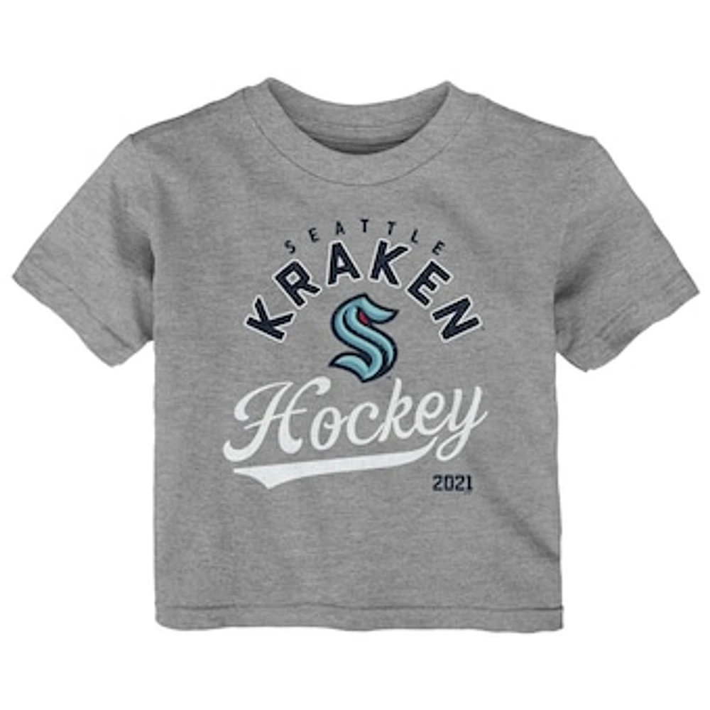 Infant Heather Gray Seattle Kraken Take The Lead T-Shirt