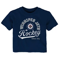 Infant Navy Winnipeg Jets Take The Lead T-Shirt