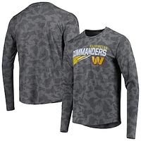 Men's MSX by Michael Strahan Black Washington Commanders Camo Long Sleeve T-Shirt