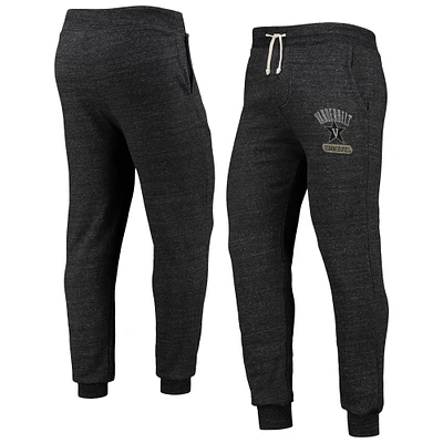 Men's Alternative Apparel Black Vanderbilt Commodores Dodgeball Tri-Blend Pants