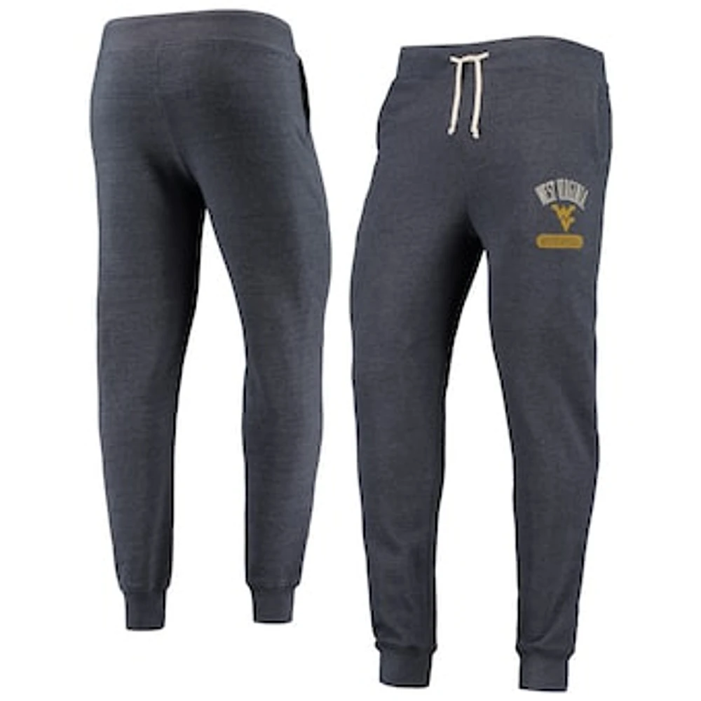 Men's Alternative Apparel Navy West Virginia Mountaineers Dodgeball Tri-Blend Pants