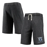 Men's Heathered Black Alternative Apparel Kentucky Wildcats Victory Lounge Shorts