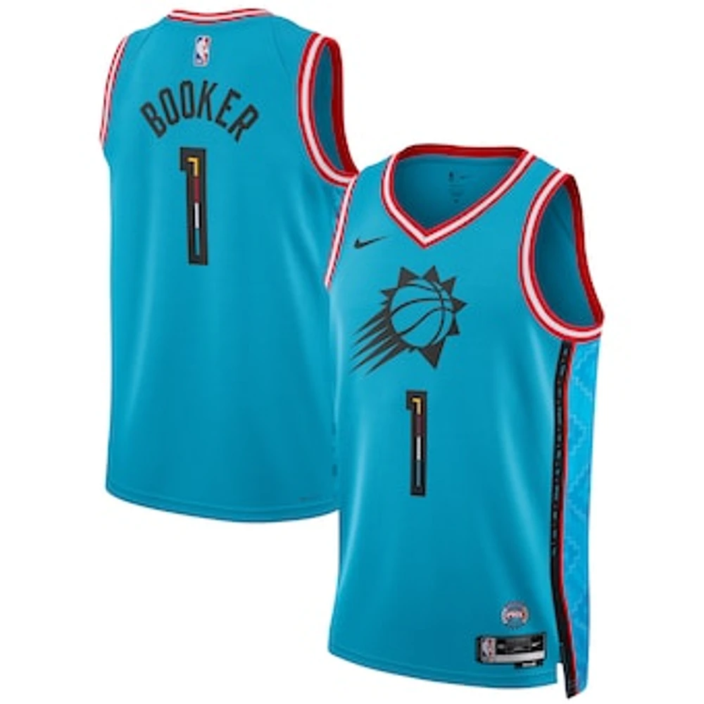 Unisex Nike Devin Booker Turquoise Phoenix Suns 2022/23 Swingman Jersey - City Edition