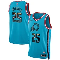 Unisex Nike Mikal Bridges Turquoise Phoenix Suns 2022/23 Swingman Jersey - City Edition