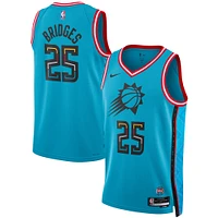 Unisex Nike Mikal Bridges Turquoise Phoenix Suns 2022/23 Swingman Jersey - City Edition